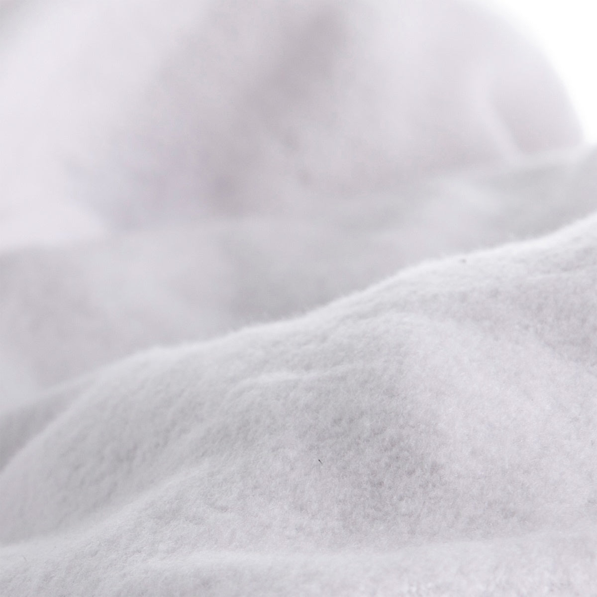 Kussensloop molton met rits wit