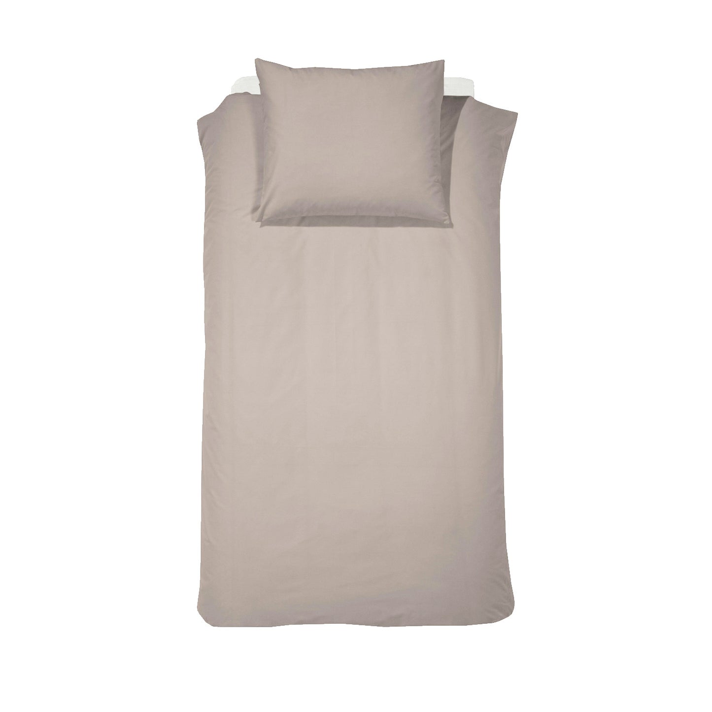 Morning dekbedovertrek flanel taupe