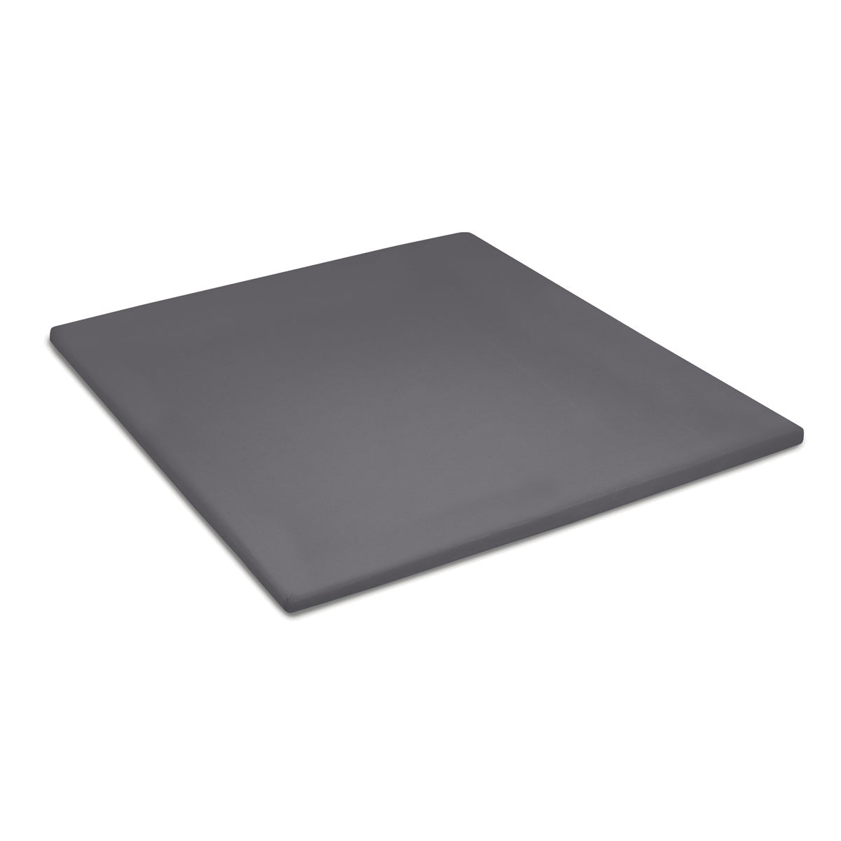 Topper hoeslaken flanel antraciet