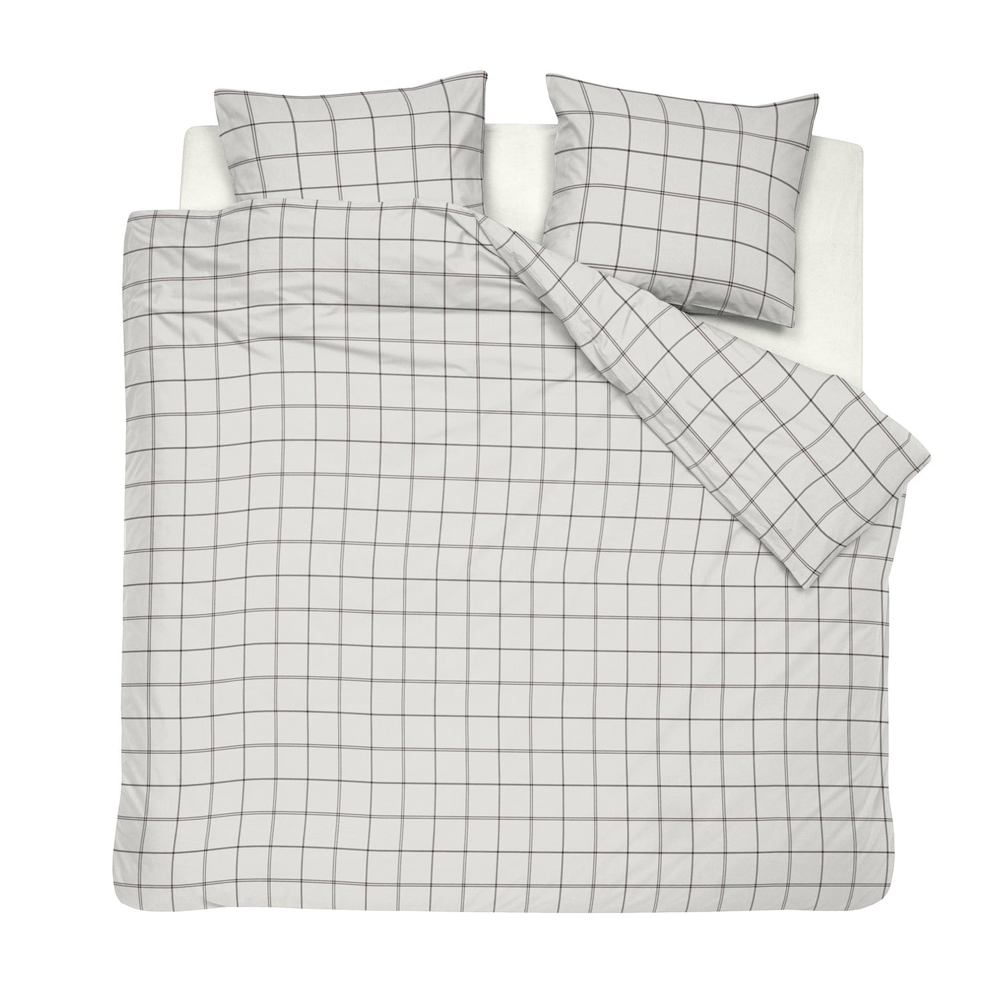 Kody dekbedovertrek flanel wit