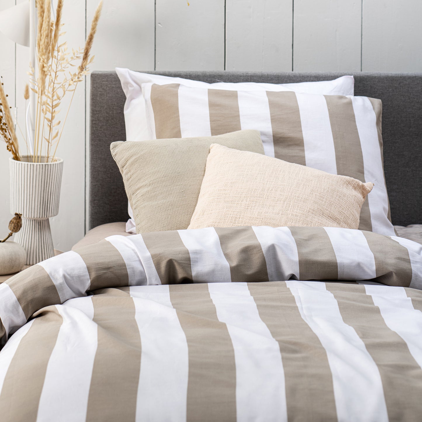 Jacky dekbedovertrek katoen natural