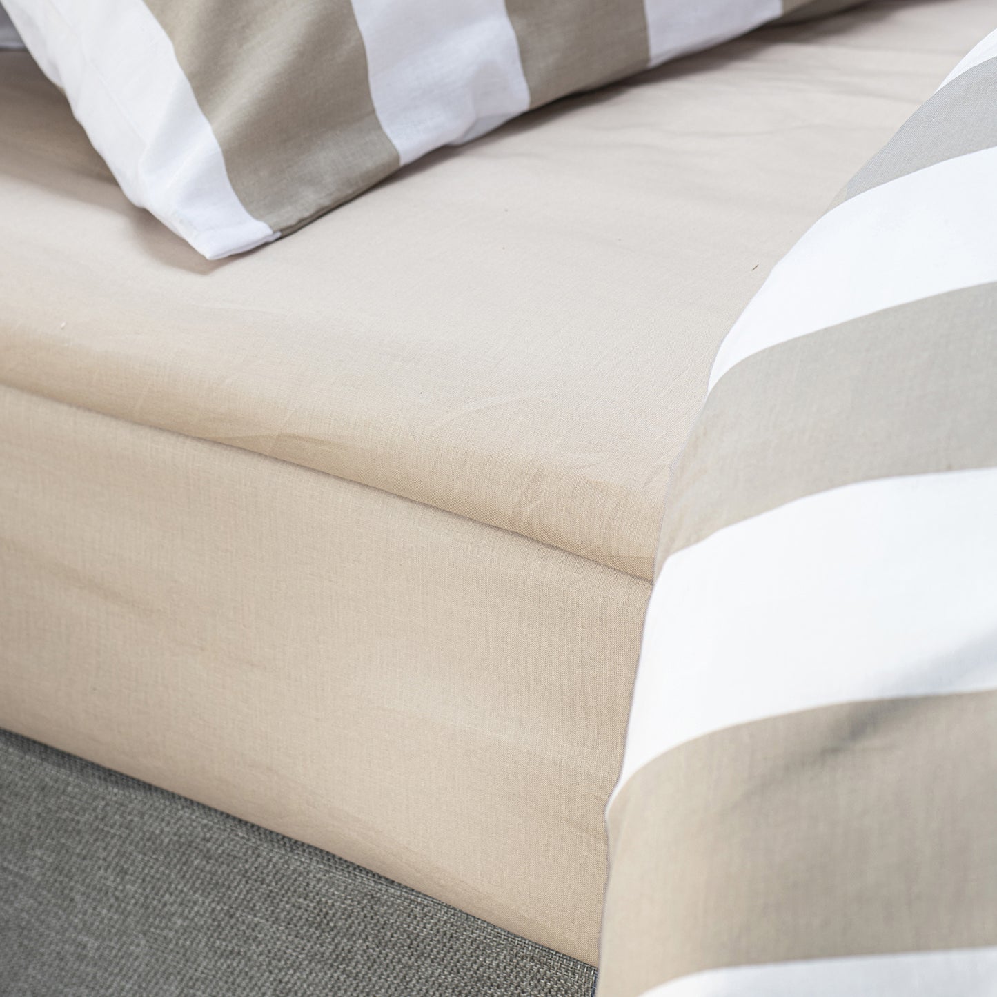 Jacky dekbedovertrek katoen natural