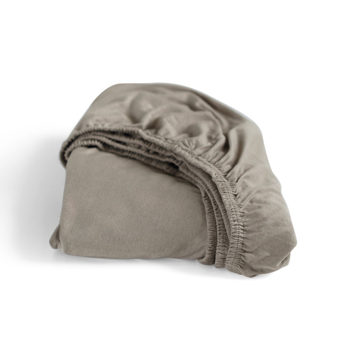 Hoeslaken jersey hoge hoek taupe