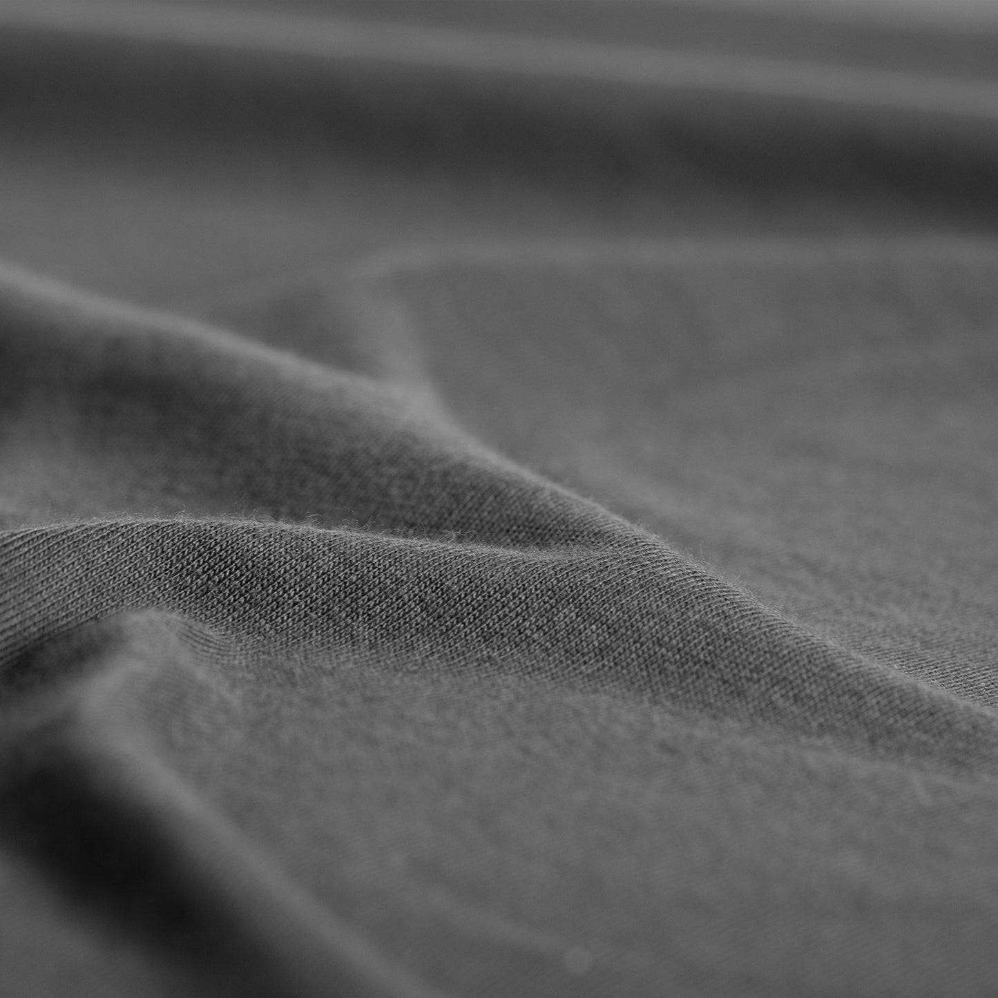 Topper hoeslaken enkele split double jersey antraciet