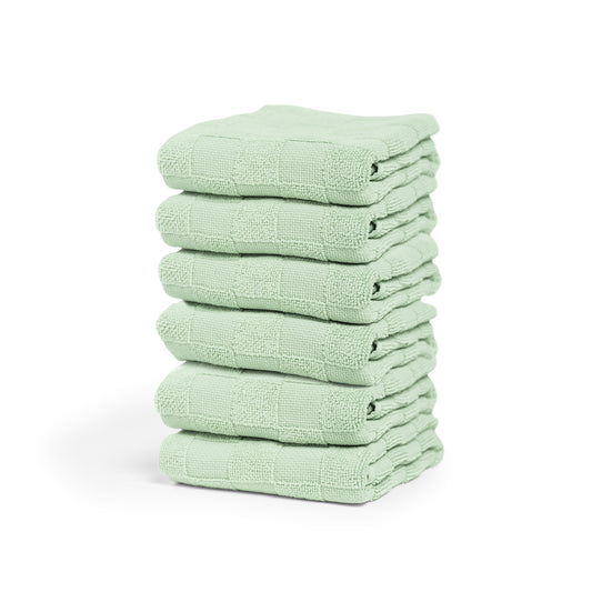 Checkmaid keukendoek groen - 6 stuks