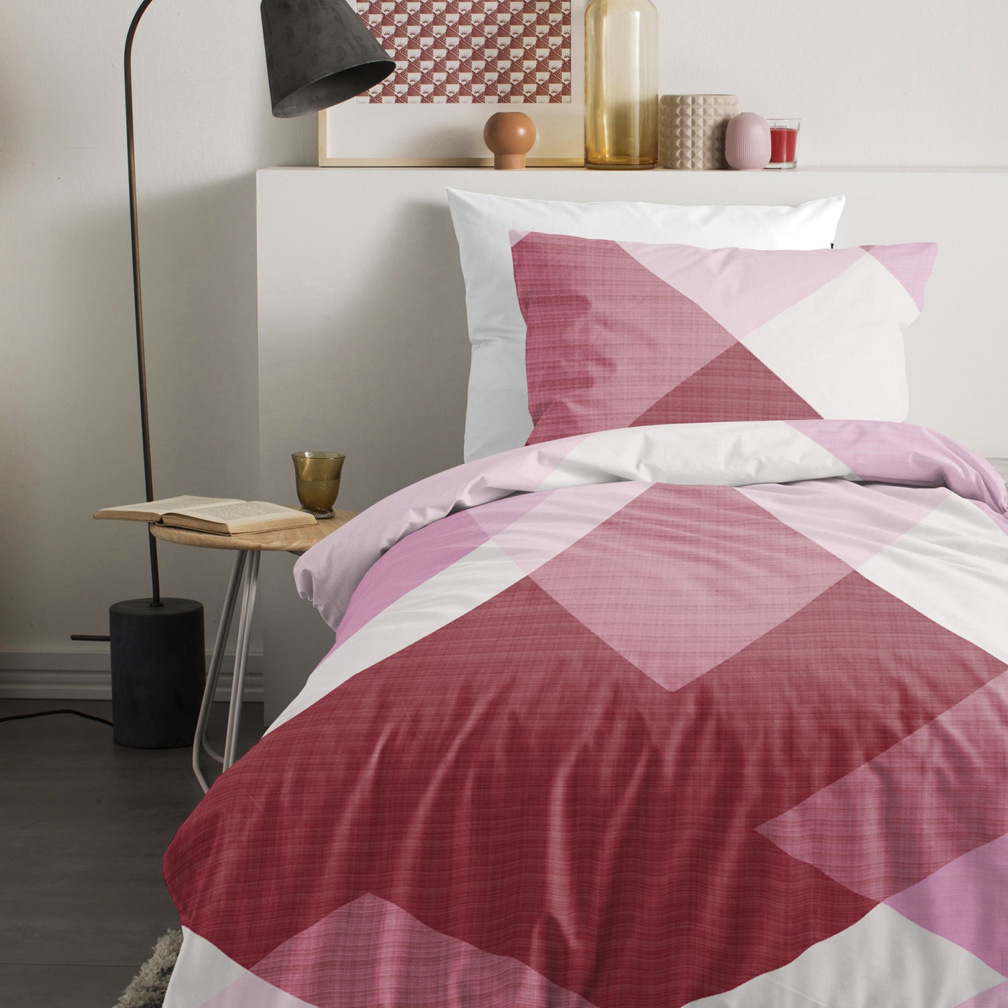 Rexa dekbedovertrek katoen paars