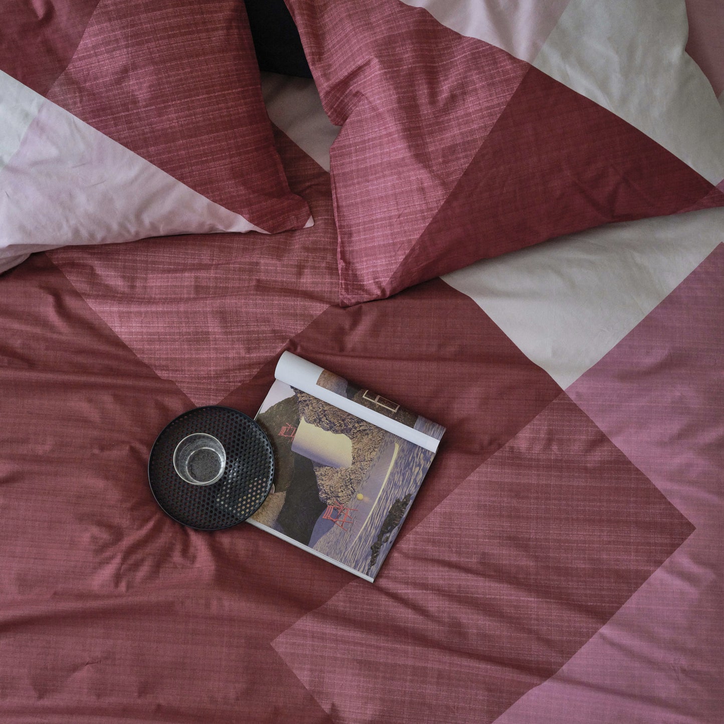 Rexa dekbedovertrek katoen paars