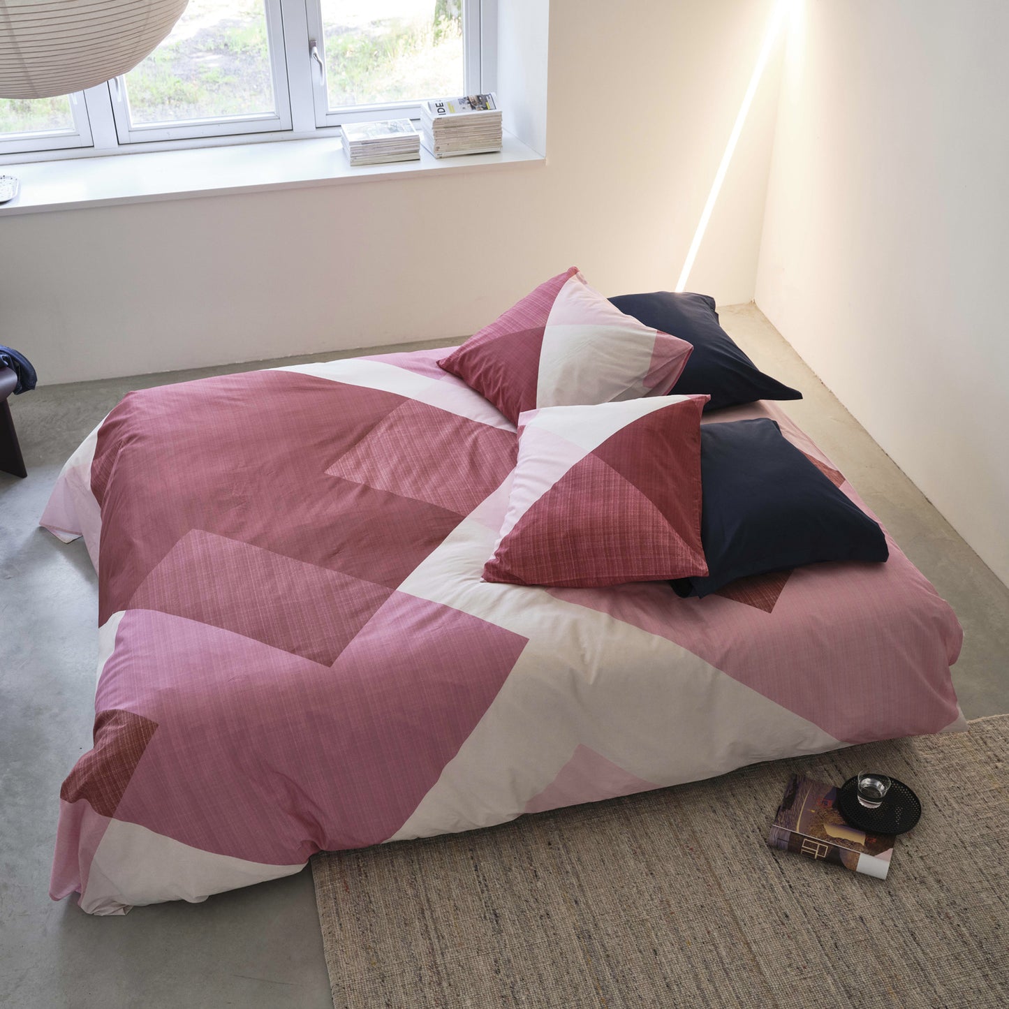 Rexa dekbedovertrek katoen paars