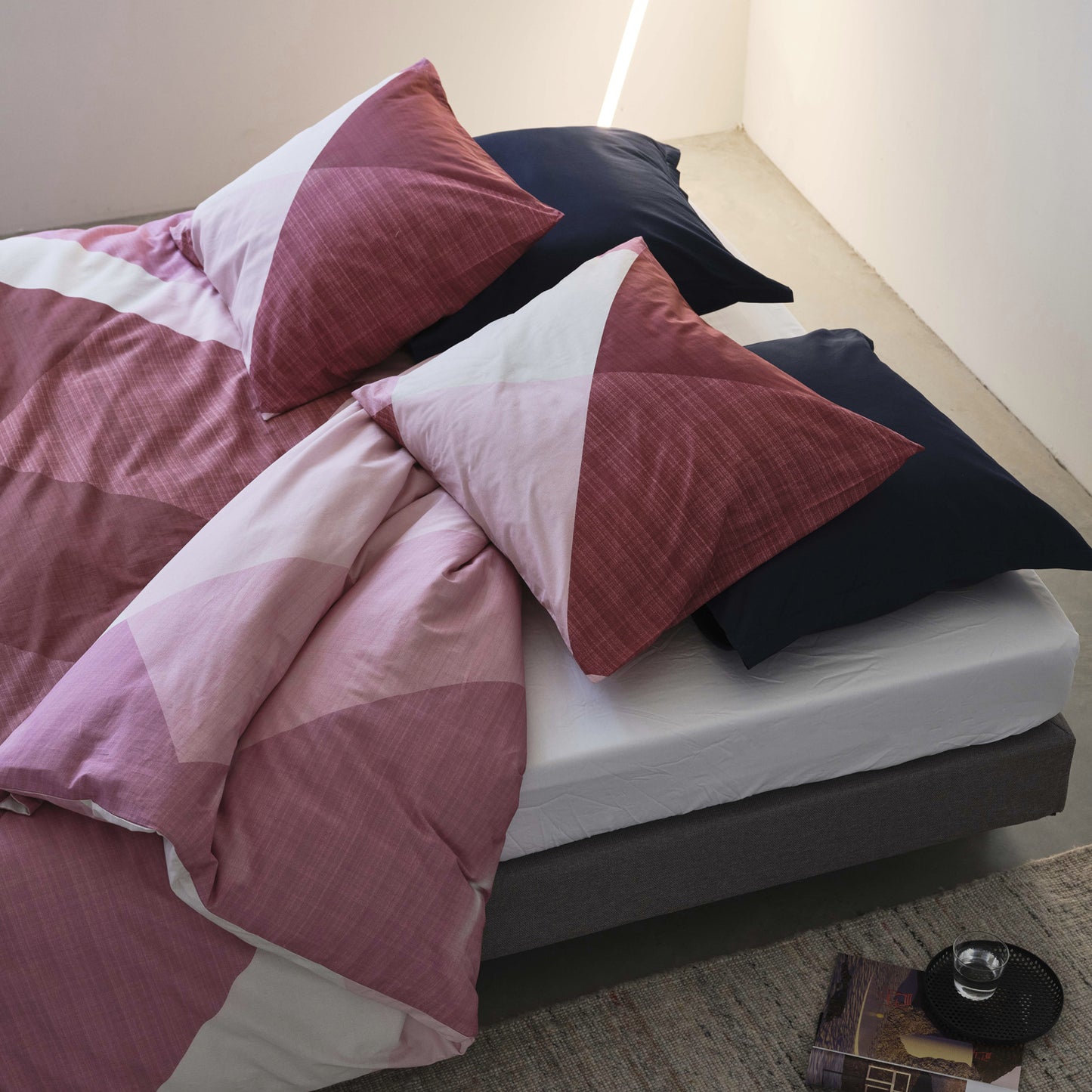 Rexa dekbedovertrek katoen paars