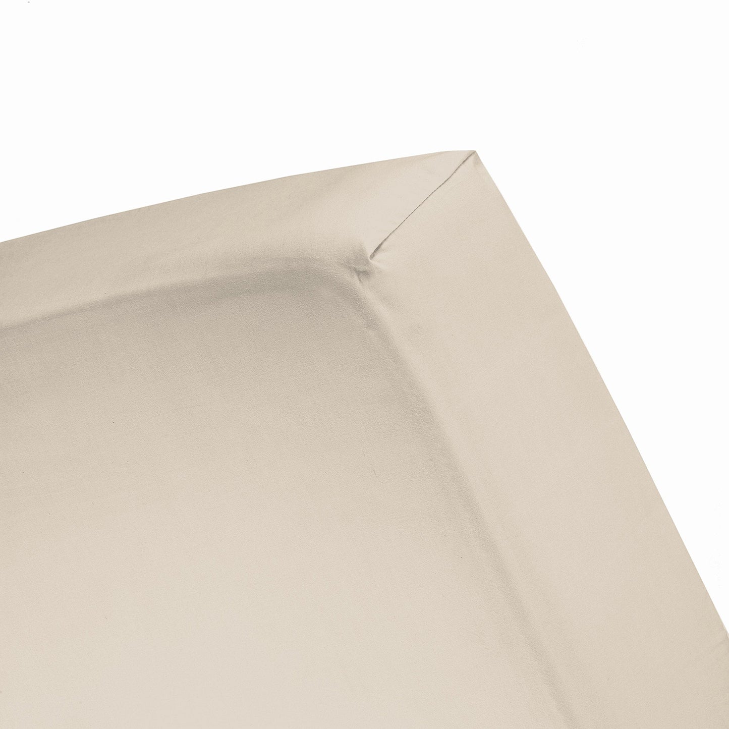 Hoeslaken flanel light sand