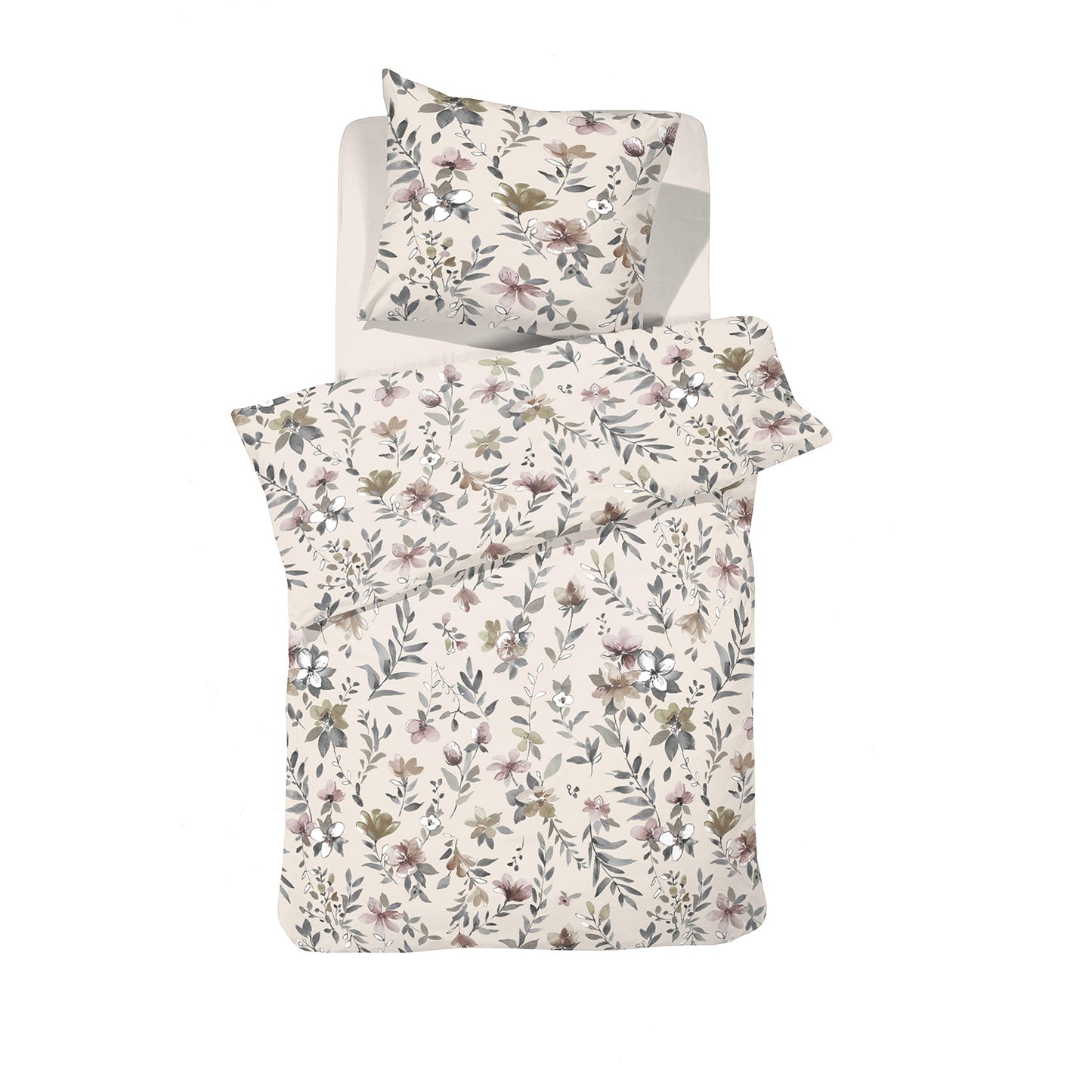 Botanica dekbedovertrekset flanel beige