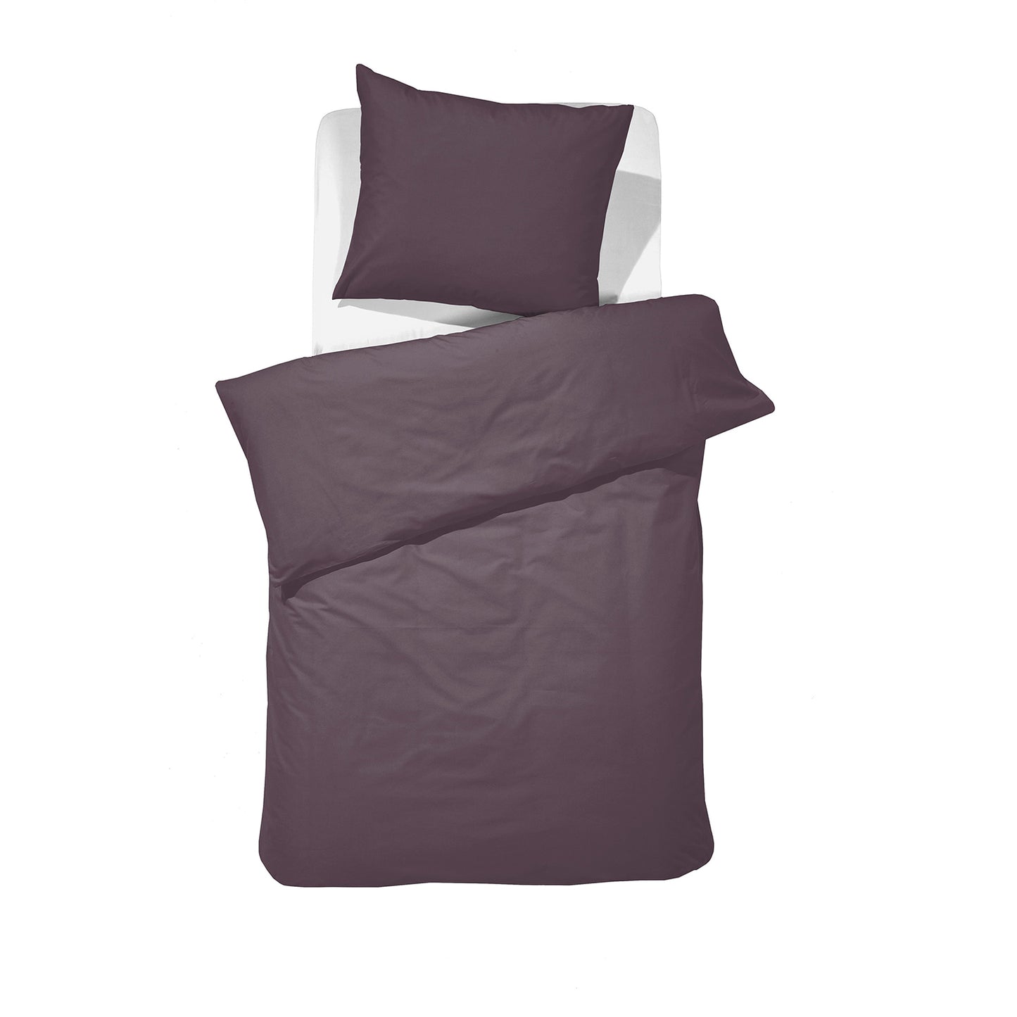 Weekend dekbedovertrek katoen paars