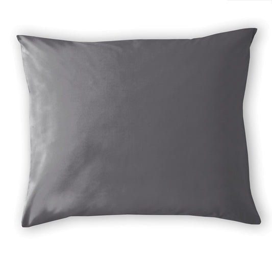 Kussensloopset flanel antraciet