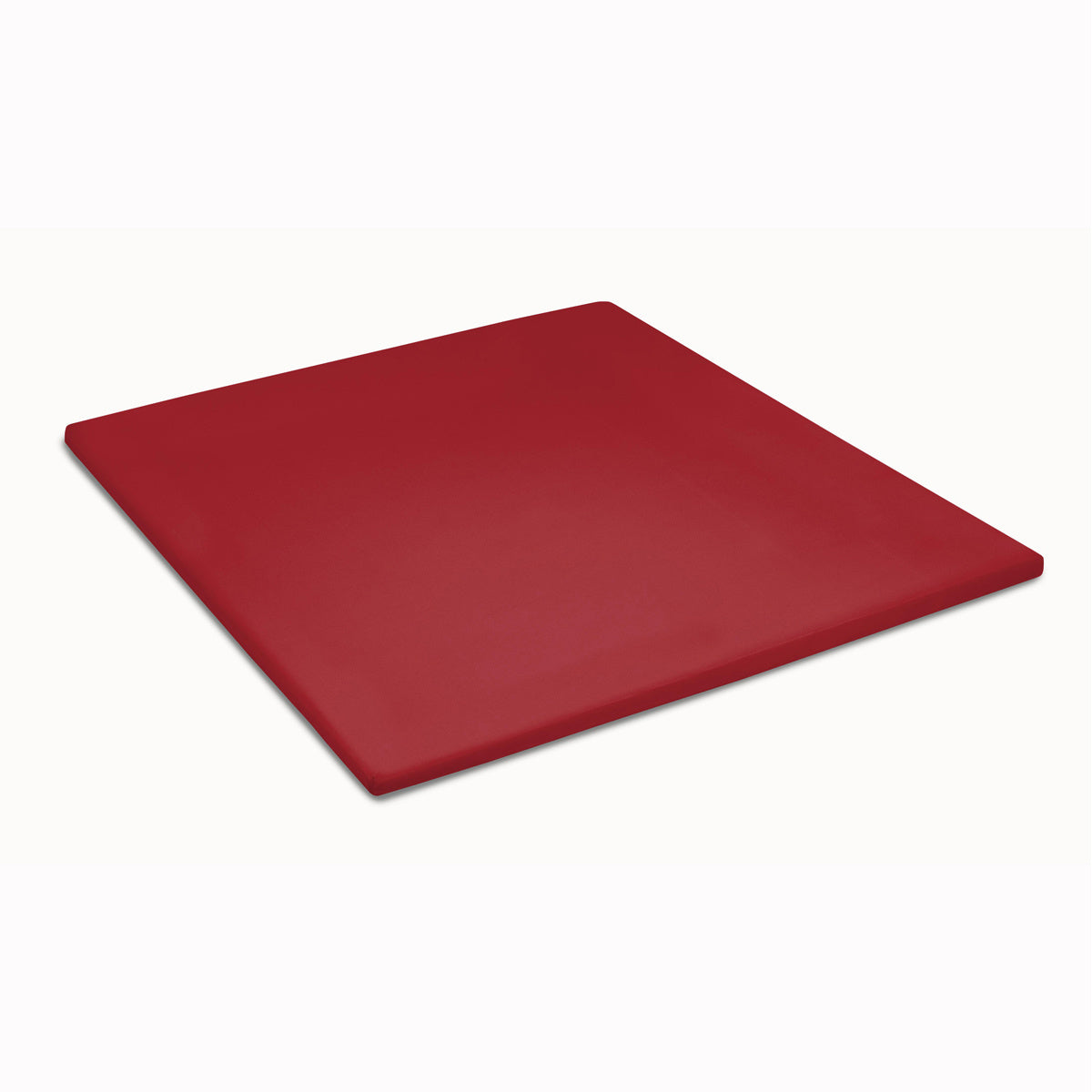 Topper hoeslaken jersey rood