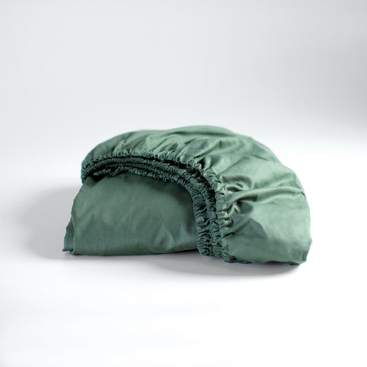 Weekend hoeslaken katoen groen