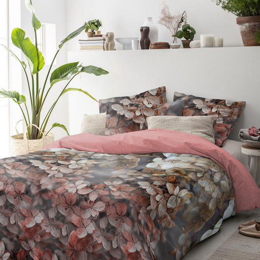 Annabelle dekbedovertrek katoen-satijn roze