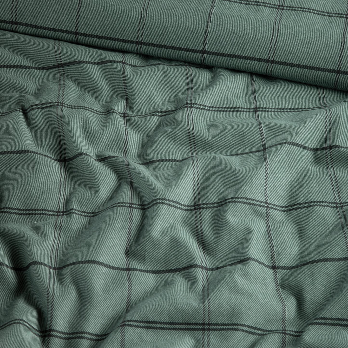 Kody dekbedovertrek flanel groen
