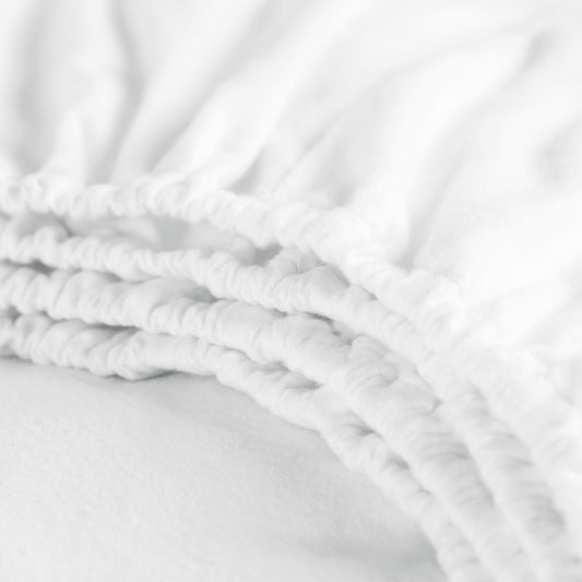 Topper hoeslaken premium molton wit