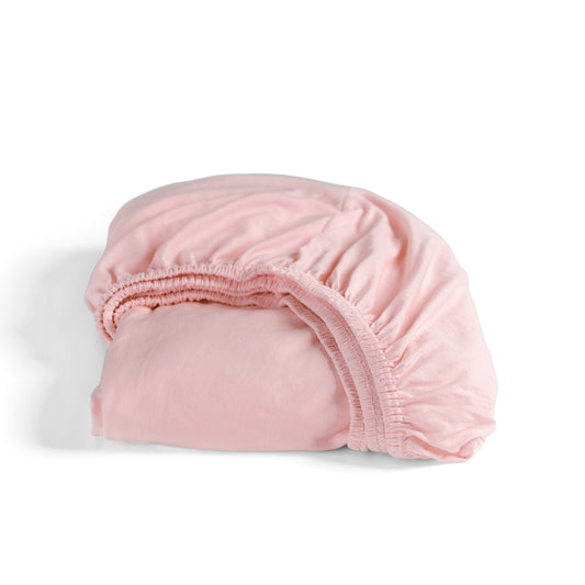 Hoeslaken jersey roze