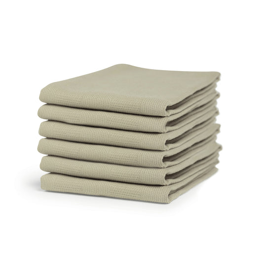 Checkmaid theedoek taupe - 6 stuks