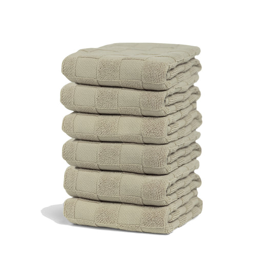 Checkmaid keukendoek taupe - 6 stuks