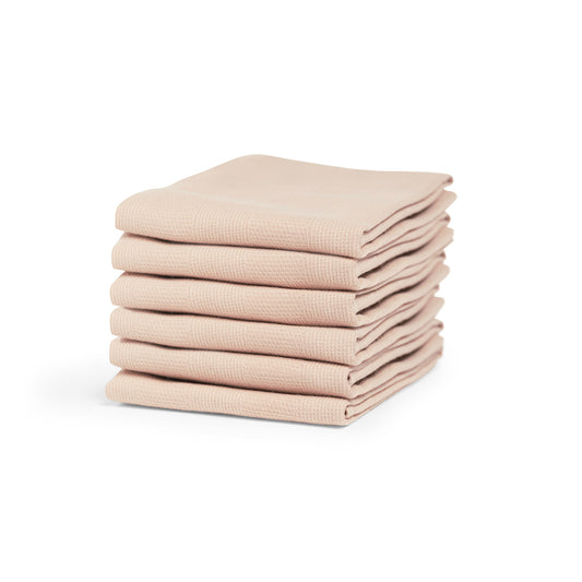 Checkmaid theedoek roze - 6 stuks
