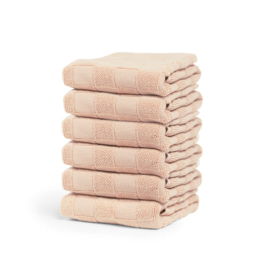 Checkmaid keukendoek roze - 6 stuks