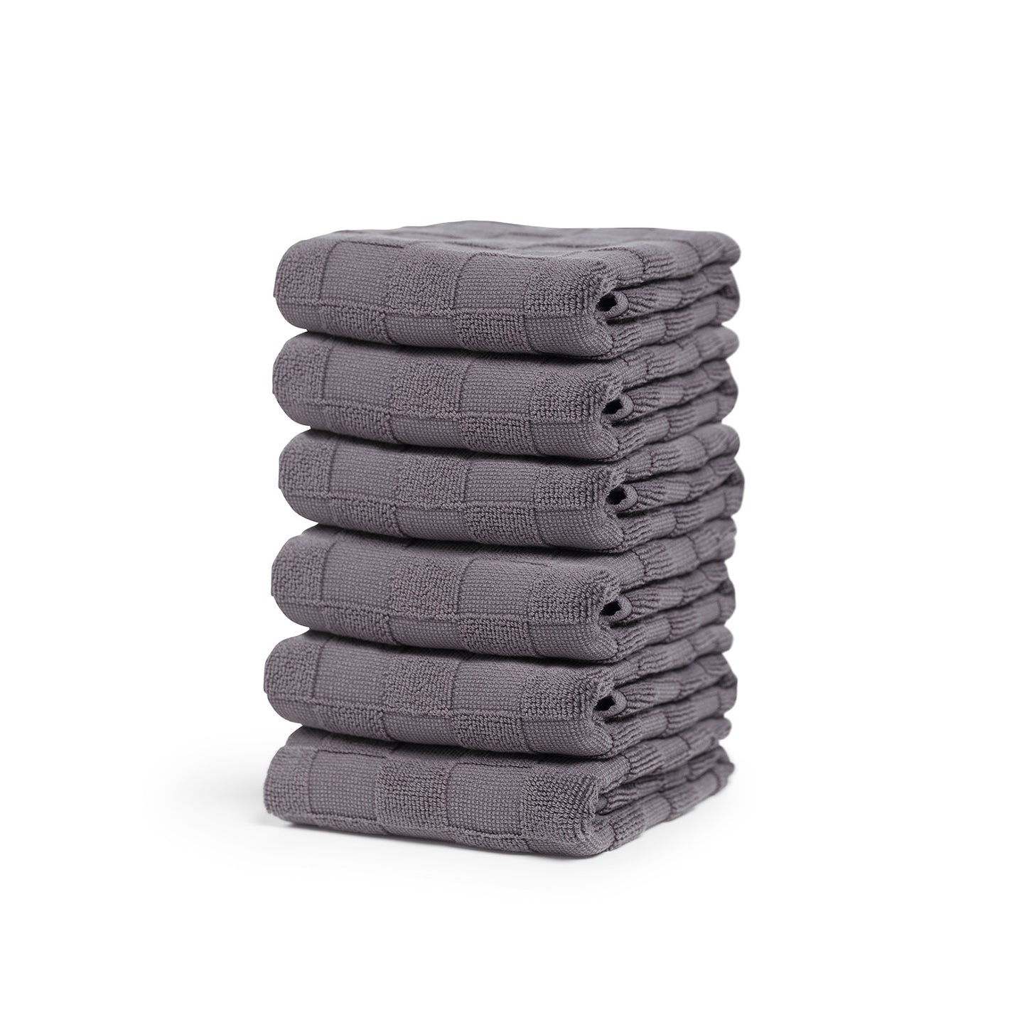 Checkmaid keukendoek antraciet - 6 stuks