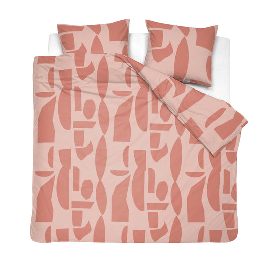 Barista dekbedovertrek katoen roze