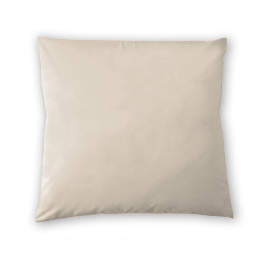 Kussensloopset flanel light sand met rits