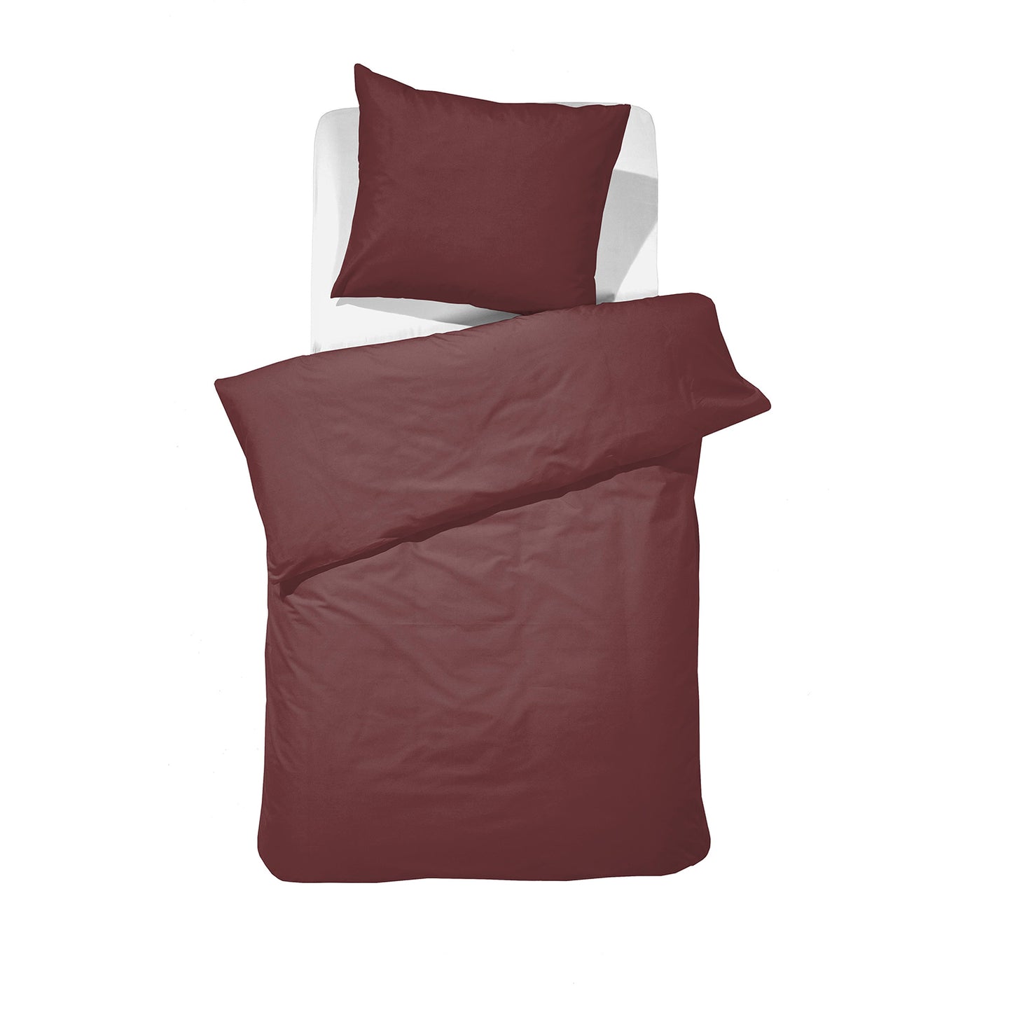 Weekend dekbedovertrek katoen bordeaux
