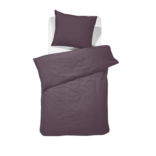 Weekend dekbedovertrek katoen paars
