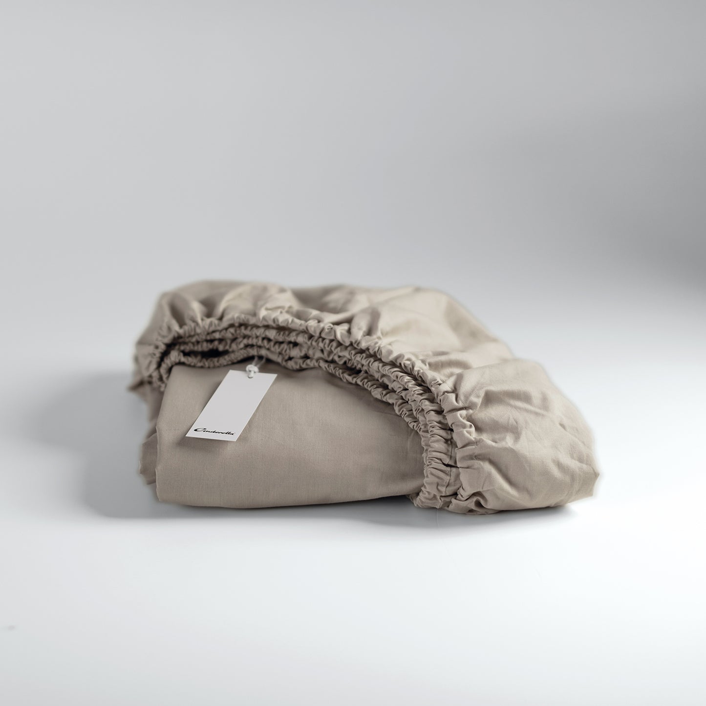 Weekend hoeslaken katoen taupe